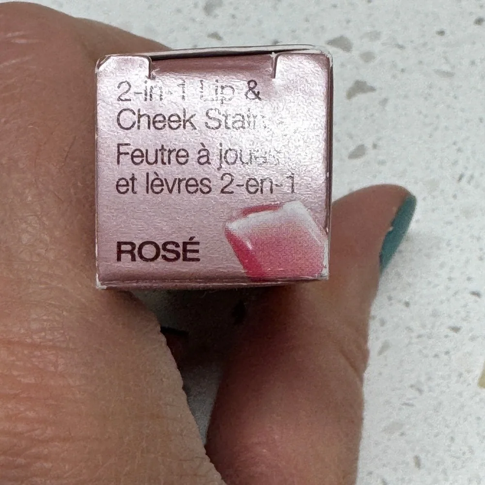 Mineral Fusion 2-in-1‎ Lip & Cheek Stain Rosé Hydrating Matte 0.10oz 3mL NIB